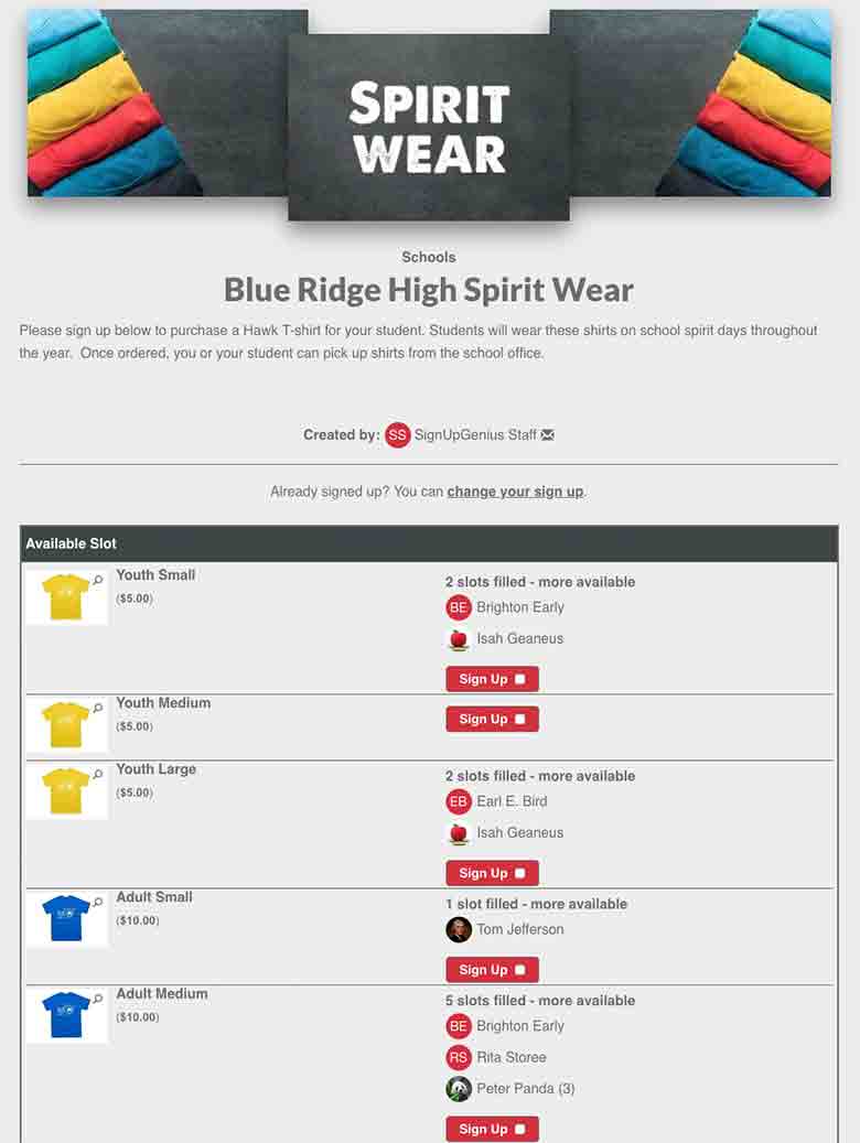 Sell School Spirit Wear Online