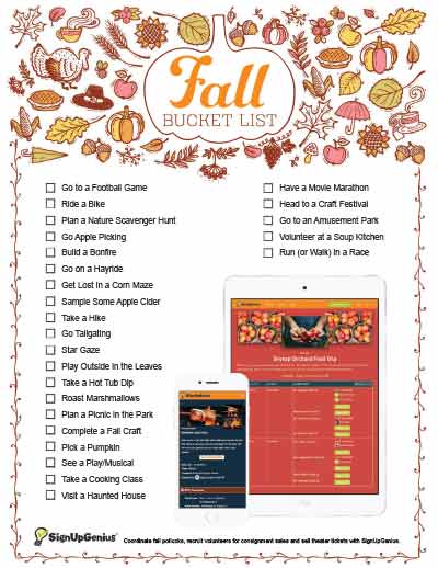 Fall Bucket List