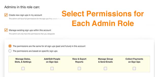 multiple admins in account share