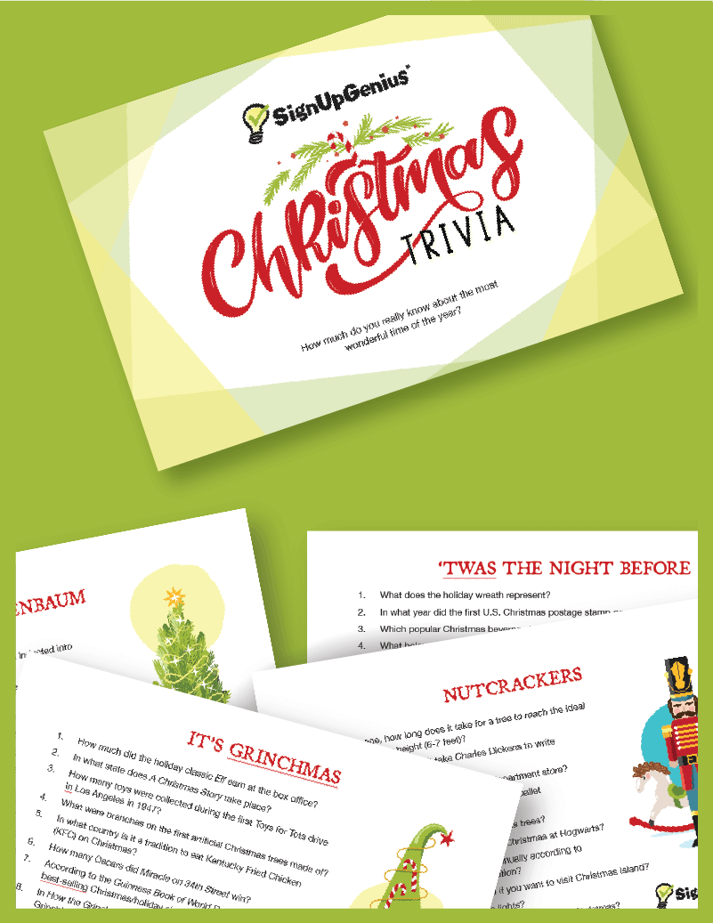 Christmas Trivia Cards