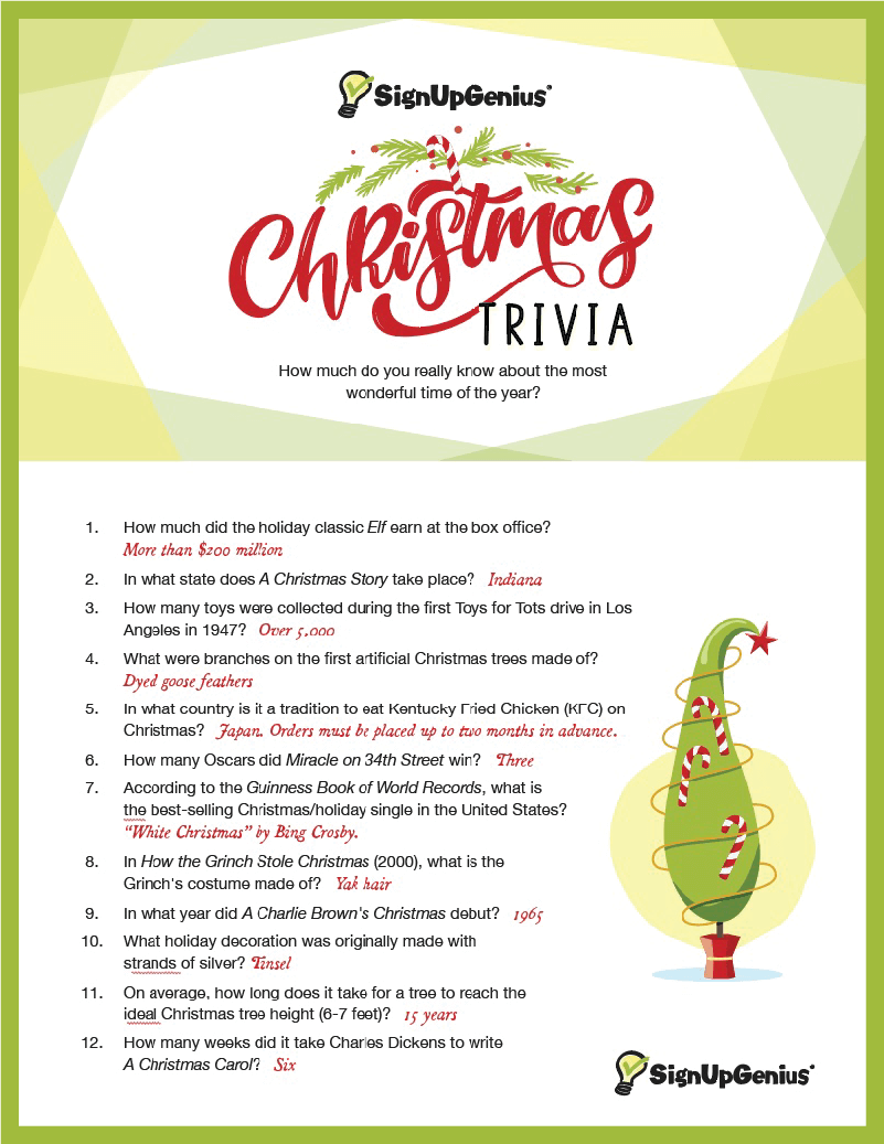 Christmas Trivia