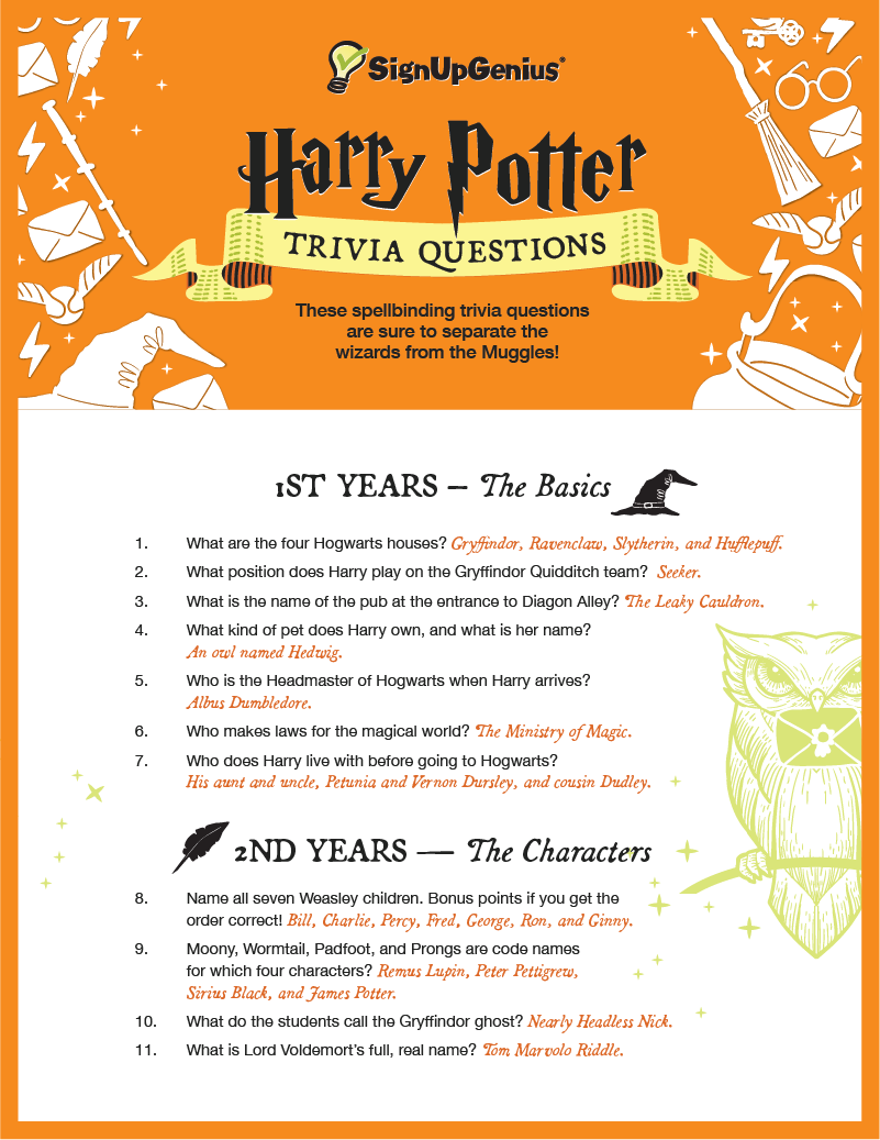 Harry Potter Questions